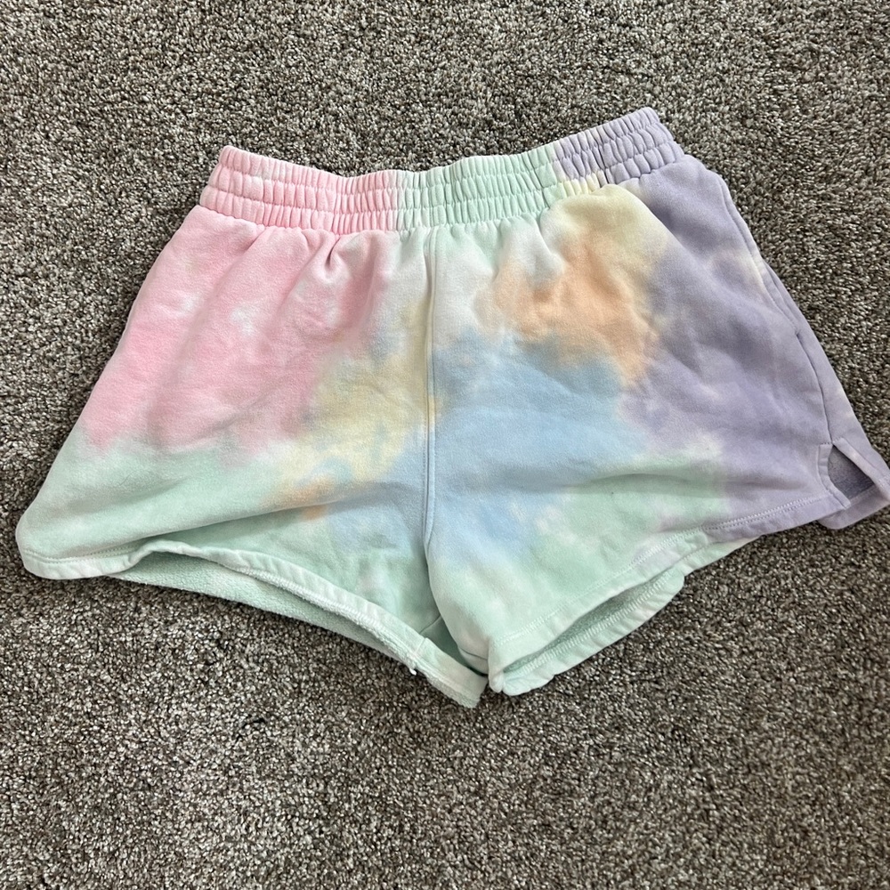 Abercrombie Sunday shorts tie dye size medium